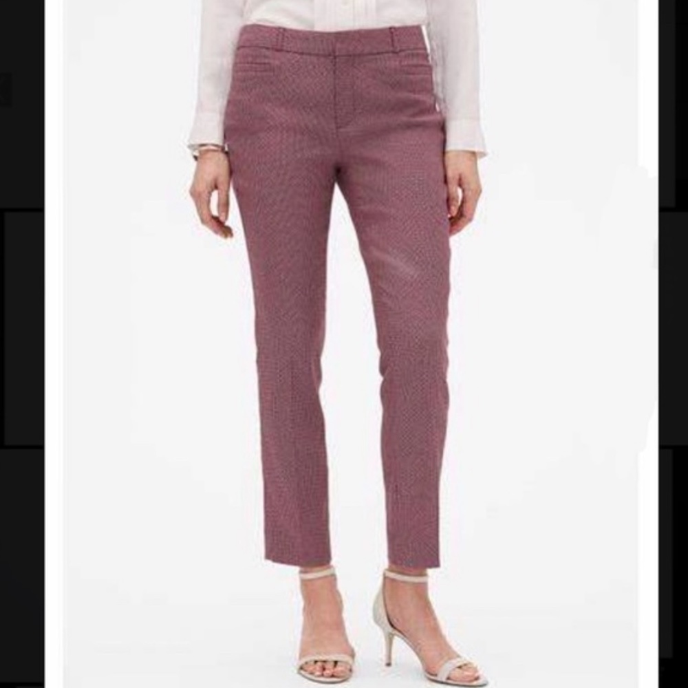Banana Republic Sloan Mauve Trouser